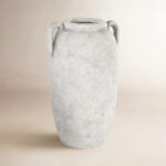 Daffodil Cole And Ceramic Antique Style Textured Vase With Handles - Image 4