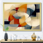 Damore Exploring Abstracted Patterns I - Abstract Geometric Large Wall Art