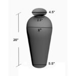 Daucourt Handmade Iron Floor Vase - Image 3