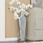 DeGrailly Crystal Glass Floor Vase - Image 2