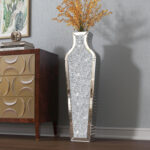 DeGrailly Crystal Glass Floor Vase