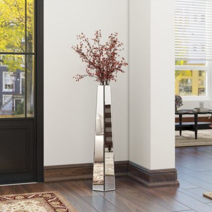 DeGrailly Handmade Glass Floor Vase - Chic Decora