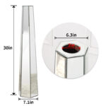 DeGrailly Handmade Glass Floor Vase - Image 4