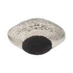 Decorative Aluminum Vase with Organic Cutout Design Sculptural Metal Accent Piece Modern Abstract Openwork Motif Freestanding Etched Detailing Artisan Style Vase Contemporary Home Decor Element. - Image 8