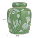 Decorative Ceramic Ginger Jar with Lid - Image 5