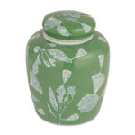 Decorative Ceramic Ginger Jar with Lid - Image 7