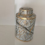 Decorative Jar - Stoneware Ceramic with Modern Design and Contemporary Detailing for Stylish Home Accents. - Image 6