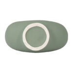 Decorative Stoneware Ceramic Vase with Sculptural Donut Shape and Boho Modern Design for Artistic Accent Styling and Contemporary Shelf or Tabletop Display - Image 8