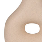 Decorative Stoneware Ceramic Vase with Sculptural Donut Shape and Boho Modern Design for Artistic Accent Styling and Contemporary Shelf or Tabletop Display - Image 8