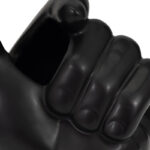 Decorative Vase Stoneware Porcelain Sculptural Hand Shaped Contemporary Art Accent Vessel Abstract Figurative Modern Statement Ceramic Display Piece Bold Artistic Home Decor Statue Form Design - Image 3