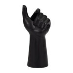 Decorative Vase Stoneware Porcelain Sculptural Hand Shaped Contemporary Art Accent Vessel Abstract Figurative Modern Statement Ceramic Display Piece Bold Artistic Home Decor Statue Form Design - Image 6