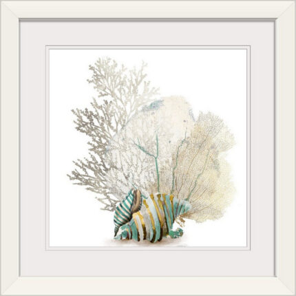 Deep Coral ” Coral II ” by Aimee Wilson - Chic Decora