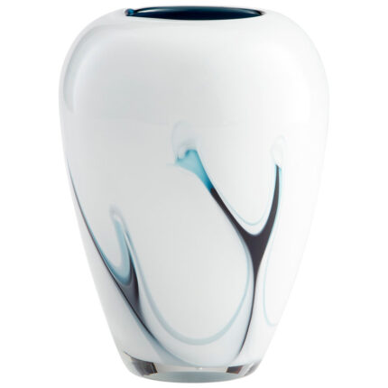 Deep Sky Glass Table Vase - Chic Decora