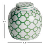 Delaine Handmade Porcelain Ginger Jar - Image 6