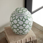 Delaine Handmade Porcelain Ginger Jar - Image 2