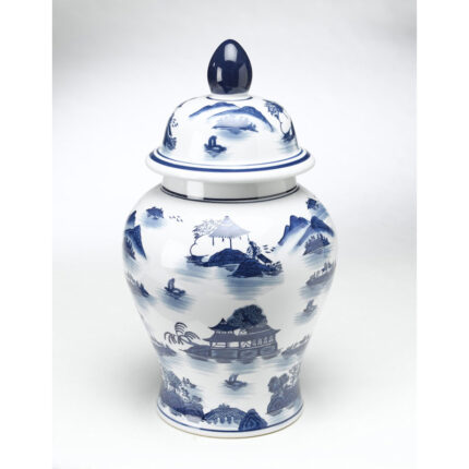 Deshka Pagoda Urn - Chic Decora