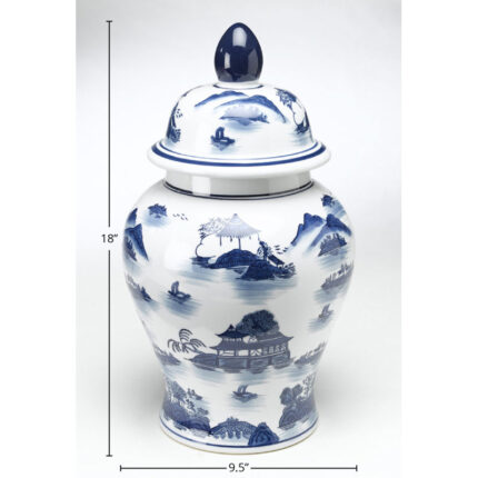 Deshka Pagoda Urn - Chic Decora