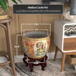 Diandria Horse in Meadow Porcelain Urn - Image 4