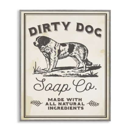 Dirty Dog Soap Co by Daphne Polselli - Graphic Art Print