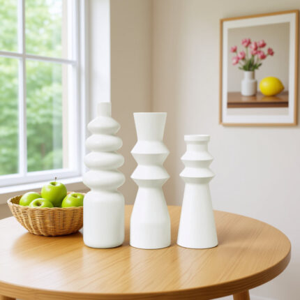 Diya Stoneware Table Vase - Chic Decora