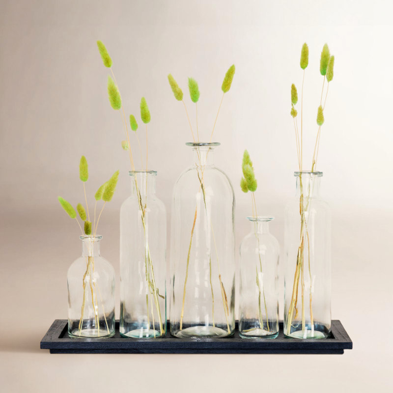 Dollie Glass Decorative Bottle - Chic Decora