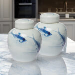 Dorcus Ceramic Decorative Urns & Jars (Set of 2) - Image 2