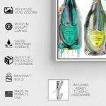 Drinks And Spirits " Drinks And Spirits Luminous Party Champagne Day Bottles " by Oliver Gal - Image 6