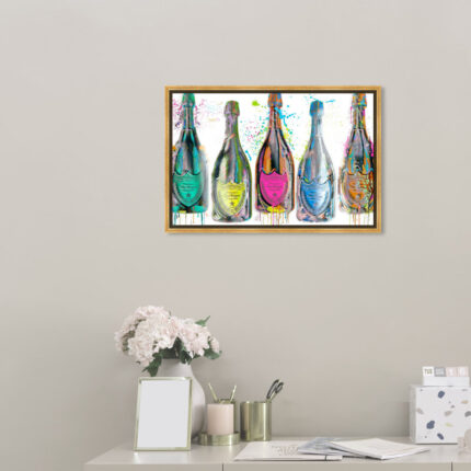 Drinks And Spirits ” Drinks And Spirits Luminous Party Champagne Day Bottles ” by Oliver Gal - Chic Decora