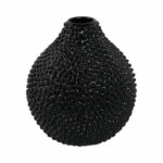 Dugg Textured Ceramic Glam Decorative Vase, Modern Accent for Stylish Display - Image 6