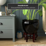 Eastep Wood Vase Stand - Image 6
