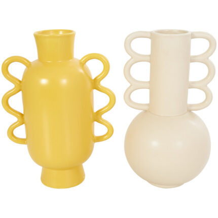 Edicott Dolomite Table Vase - Chic Decora