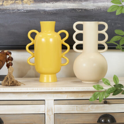 Edicott Dolomite Table Vase - Chic Decora