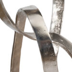 Elegant Metal Vase with Sculptural Accent Modern Glam Iron & Aluminum Decorative Accent - Image 3