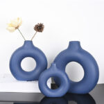 Elsia 3 Piece Handmade Ceramic Table Vase - Image 4