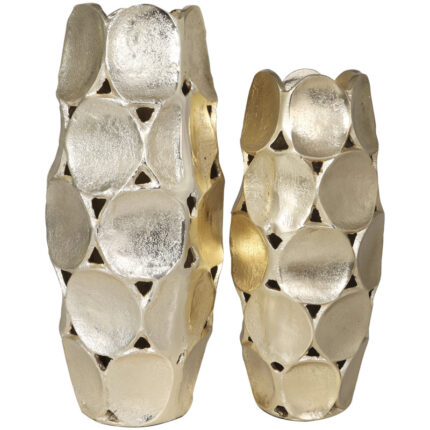 Elyjah Aluminum Table Vase - Chic Decora