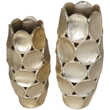 Elyjah Aluminum Table Vase - Chic Decora