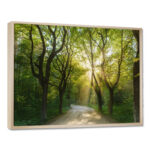 Evening in Green Forest - Landscapes Canvas Wall Art - Image 2