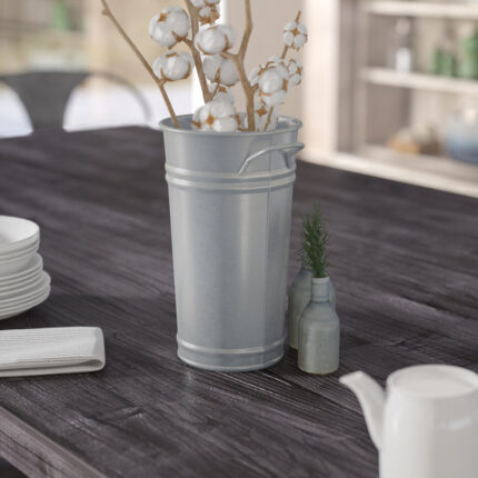 Evennie Metal Table Vase - Chic Decora