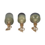 Everly Quinn 3-Piece 12/14/18" Anders Green Glass Bottles, Glass, Gold, Novelty, Ombre - Image 8