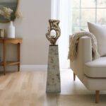 Everly Quinn Gold Senga Floor Bottle