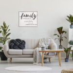 Family Crazy Loud Love Inspirational Word Design - Textual Art - Image 4