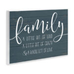 Family Loud Crazy Love by Lettered and Lined - Textual Art Print - Image 2