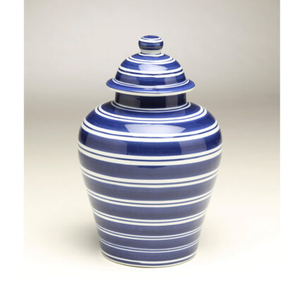 Farber Striped Urn - Chic Decora