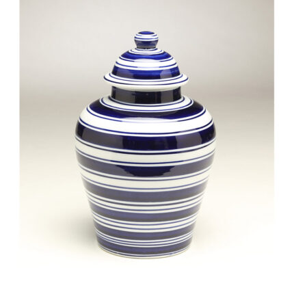 Farber Striped Urn - Chic Decora