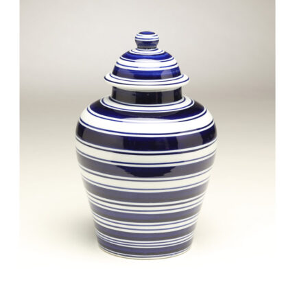 Farber Striped Urn - Chic Decora