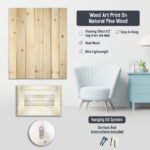 Farmhouse Horse - Modern Farmhouse Print on Natural Pine Wood - Image 5