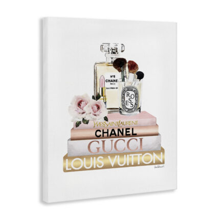 Fashion Essentials With Iconic Glam Brands by Amanda Greenwood – Graphic Art Print - Chic Decora