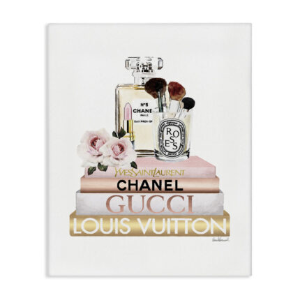 Fashion Essentials With Iconic Glam Brands by Amanda Greenwood – Graphic Art Print - Chic Decora