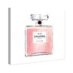 Fashion and Glam Blush Classic Perfume, Glam and Pastel - Floater Frame Graphic Art on Canvas - Image 2