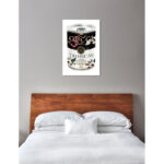 Fashion and Glam Italian Luxe Soup, Glam Black - Graphic Art on Canvas - Image 2